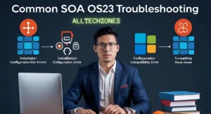 SOA OS23 dashboard displaying features, setup steps, and performance metrics for better system optimization