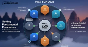 SOA OS23 dashboard displaying features, setup steps, and performance metrics for better system optimization
